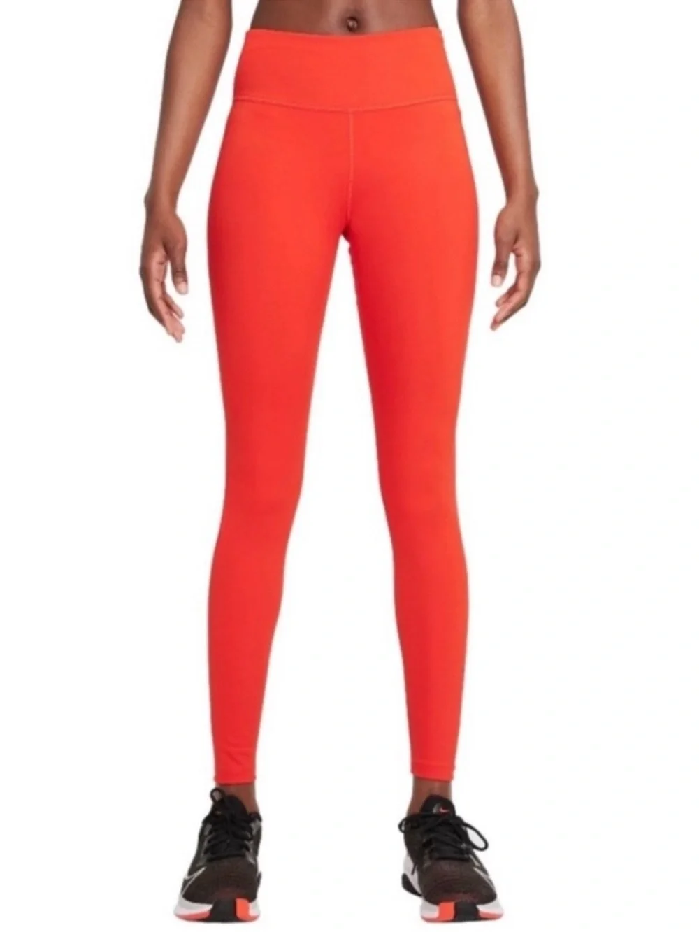 Nike Dri Fit Blood Orange Leggings Size M